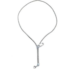 Zipper Bracelet/Necklace Zipper-Inspired Jewelry Set Statement Hip Hop Trend Zipper Pendant Necklace Stainless Steel
