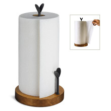 Farmhouse Countertop, Kitchen roll holder,Wooden kitchen roll holder,Wood Paper Towel Holder Stand, Easy One-Handed Tear Rustic Paper Towel Holder for