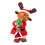 Muzikaal oplichtend kerstmanknuffel 33 cm 3