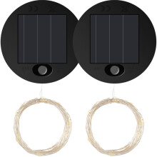 Couvercle de Lanterne de Panneau Solaire LED de Remplacement de Lumière Solaire de 2 Pièces pour Lanternes Suspendues Extérieures IP65 Étanche