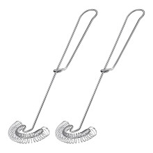 ACDANC2 pezzi Frusta piatta scandinava, frusta per uova e frusta per sugo in acciaio inossidabile, compatibile con l'uso manuale