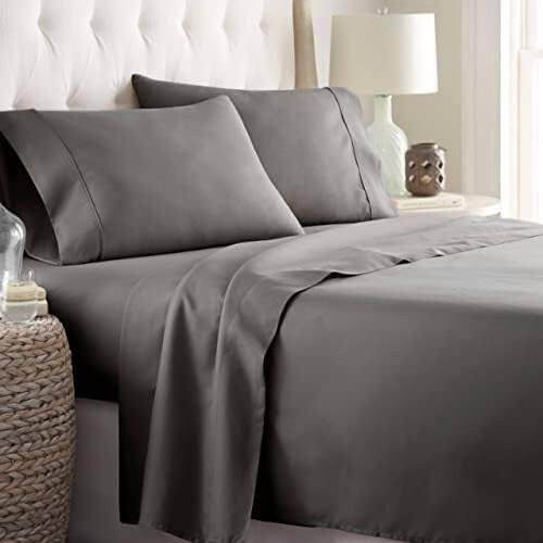 Twin XL Microfiber Bed Sheet Set with Deep Pockets