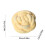 AuroraX Rose-Shaped Yellow Throw Pillow 3