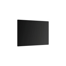 ALLboards Glass Chopping Board Black Classic Black 60x52cm Cutting Board Splashback Worktop Saver for Kitchen Hob Protection Hot Cover Heat Resistant