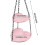 Double-Layer Outdoor Suspended Bird Feeder Pink 3