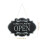 Πινακίδα OUNONA Open Clear για επιχειρήσεις, διπλής όψης, ξύλινη πινακίδα Open Clear για 2
