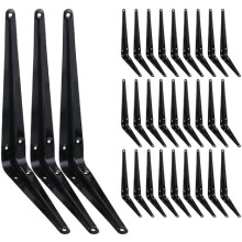 Regalhalterung Metall 10 Zoll L-Form 30er-Pack