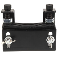 OUNONA Black Metal Bass Drum Lift Platform - Durable and Sturdy Drum Kit Accessory for Enhanced Stability