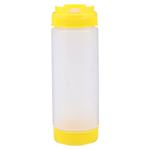 1Pcs Chef Squeeze Bottle 20Oz Yellow Plastic for Kitchen Cooking 2