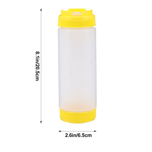 1Pcs Chef Squeeze Bottle 20Oz Yellow Plastic for Kitchen Cooking 1