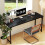 Γραφείο υπολογιστή 63 ιντσών, μοντέρνο γραφείο γραφής, βιομηχανικό γραφείο, 3