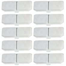 10 Piezas Filtro de Fuente de Agua para Gatos Fuente de Agua para Mascotas Elementos Filtrantes de Repuesto Dispensador de Agua Filtros de Carbón