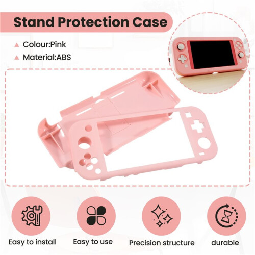 Protection Case for   Lite with Kickstand Hard Case for   Lite Games Console with Stand 1