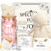 40th Birthday Gifts for Women Her - 40th Birthday Hampers for Her,40 Years Old Gift Baskets,Perfect for Mum, Wife, Sister, Friends, Coworker