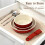 GiPP 11Pcs Pots and Pans Set with Detachable Handle, Pans Set with Ceramic Non-Stick Coating, Induction Stackable Cooking Pots Set, Mobile Cookware 4
