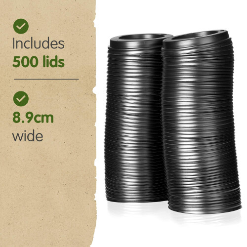 Signature Packaging - Ripple Coffee Cup Lids - 12oz, 16oz (345ml, 473ml) - 500 Pack 2