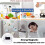 6 Pack Large Screen Digital Kitchen Timer, Magnetic Kitchen Timer,Loud Alarm Magnetic Back Count Up Countdown Timer with ON/Off Switch 5