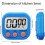6 Pack Large Screen Digital Kitchen Timer, Magnetic Kitchen Timer,Loud Alarm Magnetic Back Count Up Countdown Timer with ON/Off Switch 4