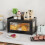BAMBANG Bamboo Bread Bins for Kitchen, Wooden Bread Box Storage Container Box with 3 Sides Wavy & Back Clear Window, Large Breadbin Breadbox for 3