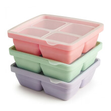Nelbons 3Pcs Ice Cube Tray,Easy-Release Silicone Large Ice Moulds with Removeable Lids,Perfect for Chilled Drinks,Freezer,Food,Whiskey and Cocktail,
