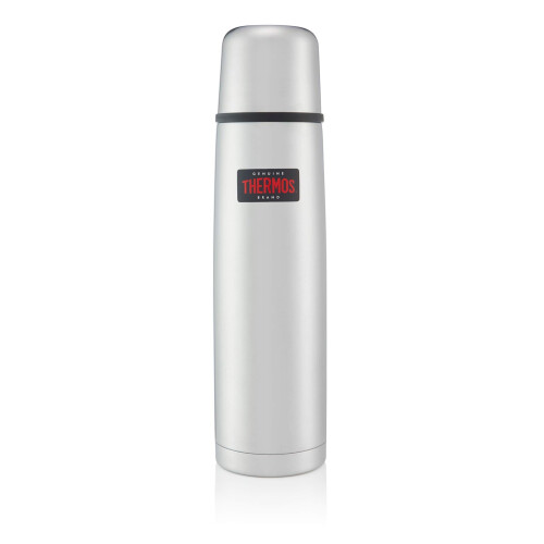 Thermos Thermos Light and Compact Flask, Stainless Steel, 1.0 L