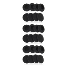 60pcs 6cm Earphone Sponge Cover, Thickened Ear Cotton Ear Cotton Sponge Cover, Replacement Foam Microphone Cover