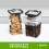 Sistema Sistema Ultra Square Airtight Pantry Storage Containers | Assorted Capacity Food Storage Solution | Stackable | Locking Clips | BPA-Free | Clear with 3