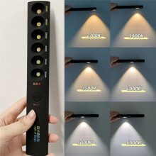 6Modes Color Temperature Lamp Stick Rechargeable 2700K‑6000K Photography Light Wand Light Meter MotionSensor LightTool,B