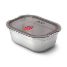 BLACK + BLUM Lunch Box - Meal Prep Containers Reusable for Picnic & Camping - Microwavable Stainless Steel Lunch & Dinner Food Storage Box with Leak