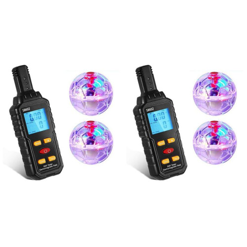 2X  Equipment Kit, Emf Meter with 2 Motion Light  CatBalls, Emf Meter Detector  Equipment