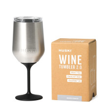 Huski Wine Tumbler 2.0 | New | Award-Winning Design with Detachable Stem | Premium Stainless Steel Wine Glass with Lid | Triple Insulated Tumbler |