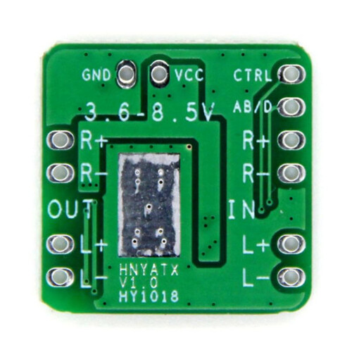2X Differential Power Amplifier Board 2X10W Digital Class D Audio Power Amplifier HT8697 3.6-8.5V Differential Input 2