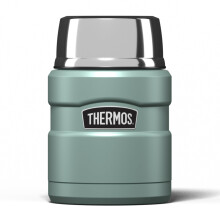Thermos Stainless King Food Flask, 470ml Capacity - Sleek Multi- Purpose Flask for Daily Food Prep - Durable Stainless Steel with Classic Duck Egg