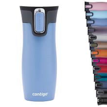 Contigo Unisex's West Loop Autoseal Thermobecher, Edelstahl Isolierbecher, Kaffeebecher to Go, BPA frei, auslaufsicherer Reisebecher mit