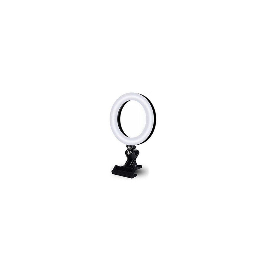 16Cm Selfie Ring For Laptop Computer Desktop Ring Lamp Video Conference Ing With Tripod Phone Holder Clip Light 4711639751763