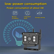 WiFi-Überwachungskamera mit Wasserdichtem Metallgehäuse für Den Außenbereich, IP-CCTV-Überwachung, Remote-Videoüberwachung