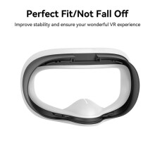 AMVR OOM Silicone Facial Cover for Meta Quest 3S -Enhanced Comfort,Sweatproof,Easy-to-Clean VR Accessory for Gaming Experience B