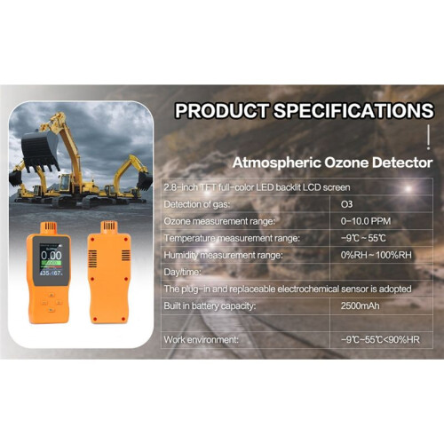 Accurate Ozones Level Meter Display for Home Office Environment Professional Environment Schools 2