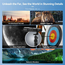 APL-T50X Phone Telephoto Lens HD Internal Focus with Tripod 50X Telephoto Lens for Concert Bird Watching Telephoto Lens