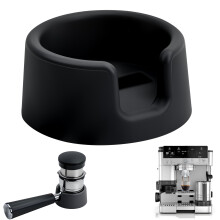 Coffee Tamper Base Compatible with Ninja Espresso Machine ES601 Coffee Handle, Silicone Black Tamper Base for Ninja Espresso Machine Accessories