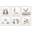 Wrendale Wrendale Designs - 'Square' Christmas Coasters 1