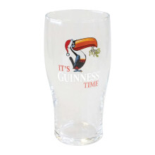 Shamrock Gift Company Guinness Single Pint Glass (Guinness Christmas Toucan Glass)