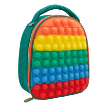 Polar Gear Insulated Sensory Popit Lunch Bag, Handle - 600D Polyester Reusable Food & Drink Thermal Cool Bag for School Nursery Snacks Picnic