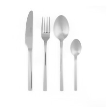 Russell Hobbs Vermont 16 Piece Cutlery Set - 18/0 Stainless Steel Tableware for 4 Place Settings, Dishwasher Safe, Includes Forks, Knives, Teaspoons