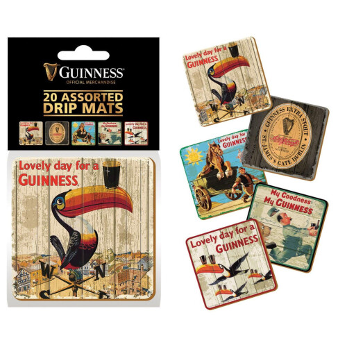 Guinness Guinness Heritage Advertising Drip Mat Coasters