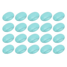20 Stück eiförmige Türkis-Cabochons 18x13mm oval, flacher Rücken, für Schmuck und Bastelarbeiten