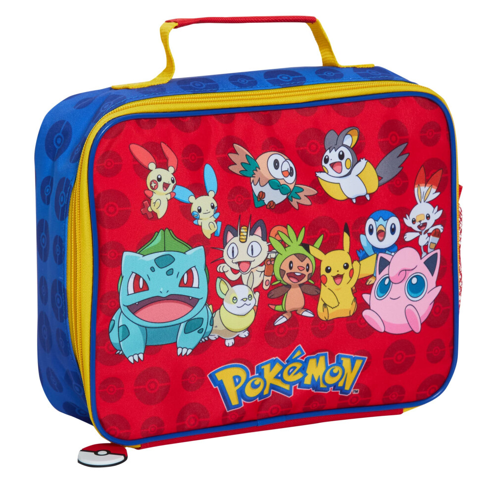 Pokémon Pokemon Lunch Bag For Kids Pikachu School Insulated Luchbox With Bottle Holder