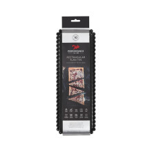 Tala Performance 36.4x13.5x3.0 cm Fluted Tart Tin, Professional Gauge Carbon Steel with Eclipse Premium Non-Stick Coating, Perfect for savoury or