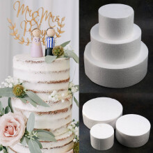 Clickinline Round Cake Dummy 4 inch / 6 inch/ 8 inch (Cake Dummy Set 4 inch 6 inch 8 inch)