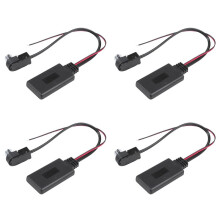 4X Adaptador de Música de Módulo Inalámbrico de Coche Receptor Auxiliar Audio Aux para 121B 9857 9886 117